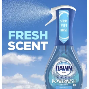 Dawn Powerwash Starter Kits, Dish Spray, Dish Detergent, Fresh Scent Bundle, Spray Bottle, 2 Refills - product information 3