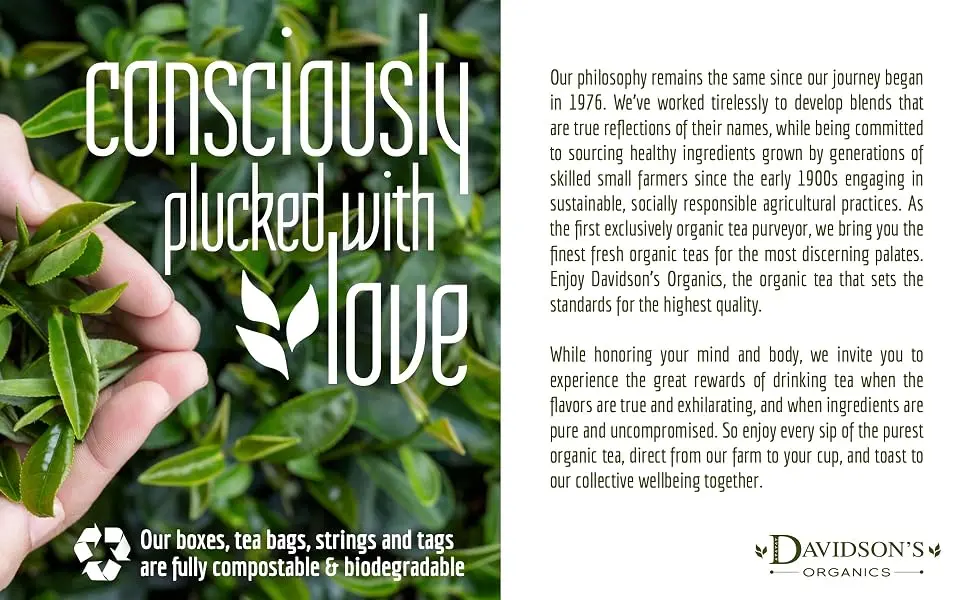 Davidson's Tea Bulk, Gunpowder Green, 1-Pound Bag - Conscious packaging for your loose leaf mint, black, sleep, hibiscus tea