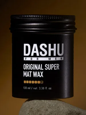 DASHU Premium Original Super Mat Wax 3.5oz  Strong Hold Without Shine, Easy to Wash, Styling Wax - 435323