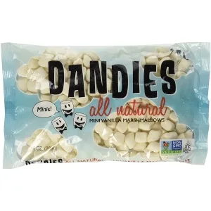 Dandies - All Natural Mini Marshmallows Vanilla - 10 oz. - product information 2