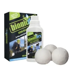 bionicdry Down Merino and Functional Membranes Detergent (500ml Bottle Only) Single Bottle - bionicdry down and merino detergent for all down, meriono and sportwear