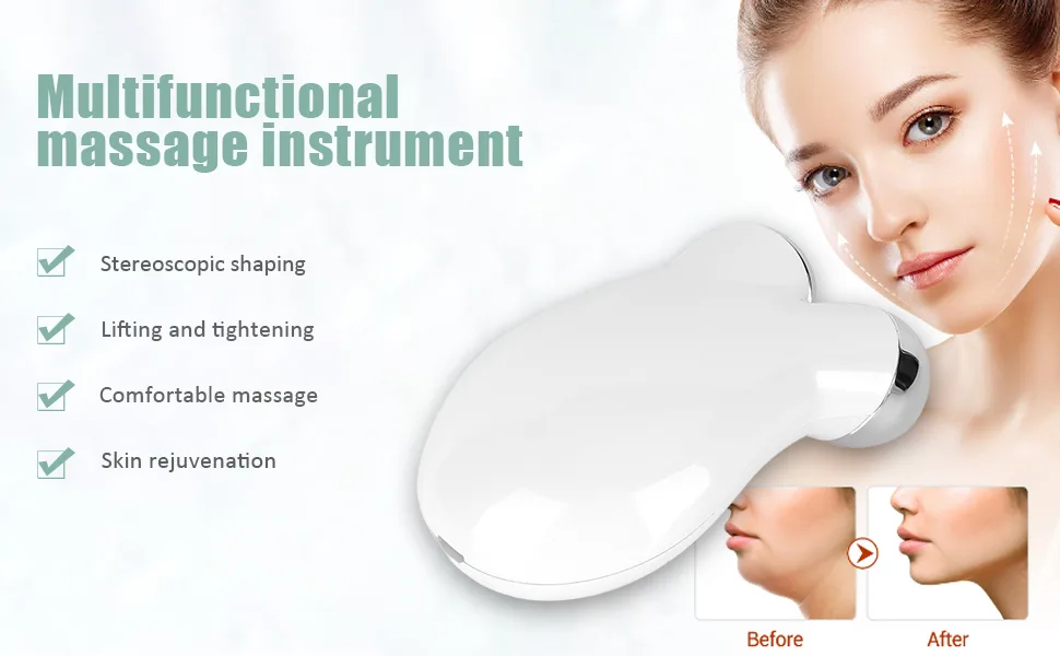 Face Massager Electric Handheld Beauty Device Mini USB Charging Microcurrent Face Massager Roller Skin Care Device Face Toning Tool for Smoother Tighter Face Anti Aging Wrinkles - product information 8