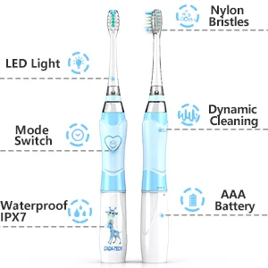 Dada-Tech Baby/Kids Electric Toothbrush Replacement Heads - Pack of 2 Medium (Pack of 2) - product information 13