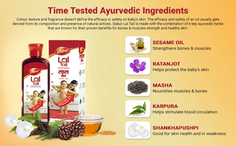 Dabur Lal Tail - 200 ml - product information 5