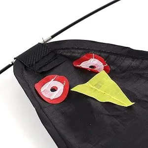 Bird Repeller Extendable Bird Repellent Scarer Flying Eagle Kite Shape with Telescopic Pole for Home Outdoor Garden Farm (7M) - Bird Repeller