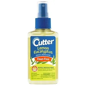 Cutter Skinsations Insect Repellent, Repels Mosquitos, Ticks, Gnats, Fleas, 7% DEET, 2 pack, 6 fl Ounce (Pump Spray) - Cutter Lemon Eucalyptus