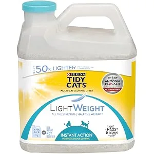 Tidy Cats Glade Clean Blossoms Cat Litter LightWeight Multi-Cat - 2.72 kg Jug - tidy cats