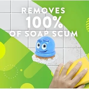 Scrubbing Bubbles Bathroom Cleaner with Bleach Attacks Mildew Stains on Tubs Shower Walls and More 946mL Spray - removes soap scum