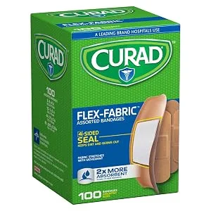 Curad Assorted Bandages Variety Pack 300 Pieces, including antibacterial, heavy duty, fabric, and waterproof bandages,300 Count (Pack of 1) - product information 6