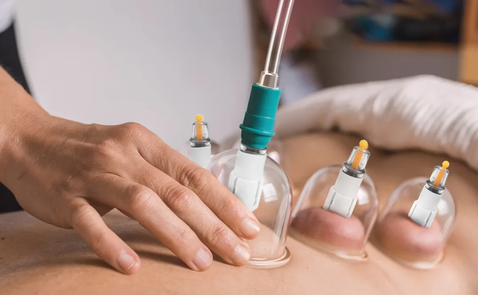 Cupping Set Professional Chinese Acupoint Cupping Therapy Sets Portable, Suction Hijama Cupping Set with Vacuum Magnetic Pump Cellulite Cupping Massage Kit 22-Cup Gift Box Set - product information 12