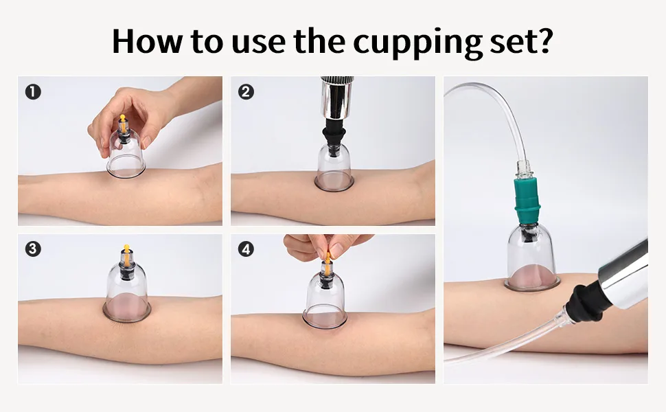 Cupping Set Professional Chinese Acupoint Cupping Therapy Sets Portable, Suction Hijama Cupping Set with Vacuum Magnetic Pump Cellulite Cupping Massage Kit 22-Cup Gift Box Set - product information 14