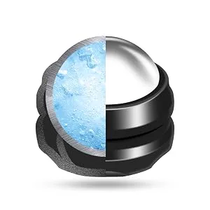 Cryosphere Cold Massage Roller Ball, Cold/Hot Relief for Inflammation & Swelling, Suit for Muscle Recovery Body Relax Black - Cryosphere Cold Massage Roller