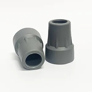Crutch Tips, Replacement Medical Drive Cane Tips, 7/8 Inch, Gray, 2 Pcs Gray-a - product information 4