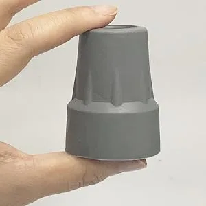 Crutch Tips, Replacement Medical Drive Cane Tips, 7/8 Inch, Gray, 2 Pcs Gray-a - product information 6