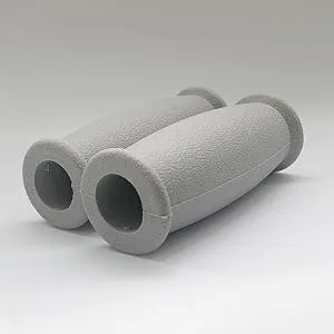 Crutch Solid Hand Grips KitCrutch Solid Hand Grips Kits, Replacement Cushion Handles Medical Drive Cane Crutch Handgrips, 2 Pcs Gray-V - product information 5