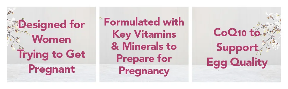 Theralogix - TheraNatal OvaVite - Preconception Supplement with CoQ10 - Core Nutrients Before Conception - 91 Tablets + 182 Softgels - PreConception