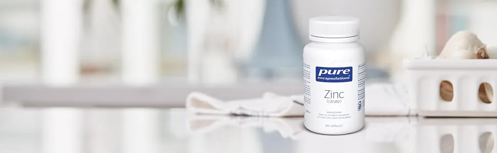 Pure Encapsulations Zinc Citrate | Support for Immune System Function and Healthy Tissue Formation* | 180 Capsules - product information 3