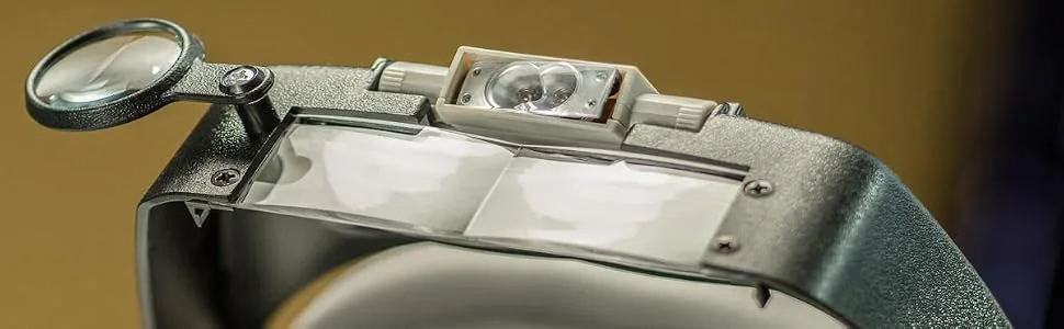 SE MH1047L Illuminated Bino Head Magnifier 3 Lens Powers: 1.6X 1.6X 4X - product information 10
