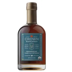 Crown Maple Organic Maple Syrup, Madagascar Vanilla Infused, 12.7 Fluid Ounce Madagascar Vanilla Infused Standard Packaging - product information 2