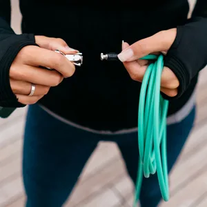 Crossrope Get Lean - Weighted Jump Rope Set Large - 9'0" (user height 5'9.5" - 6'1.5") - best work outs