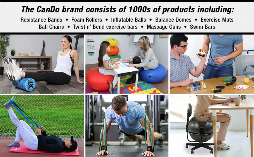 CanDo Closed Cell Exercise Mat Red - cando physical therapy exercise equipment foam roller resistance bands quality brand choices