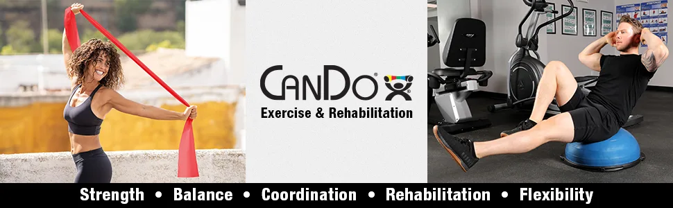 CanDo Closed Cell Exercise Mat Red - strength balance coordination dexterity fitness flexibility mobility coordination rehabilitation