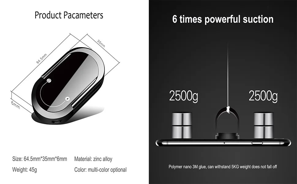 Electric Lighter USB Rechargeable Mini Small Windproof USB Heating Wire Lighter with 360 Degree Mobile Phone Ring Holder for iPhone Samsung Huawei Xiaomi (Black) - The cigarette lighter is powered by a rechargeable battery, no any oil or gas required