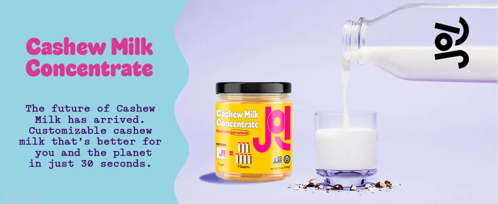 Cashew Milk Unsweetened Plain Milk Base - Oat Milk Almond Non-Dairy Soy Coffee Tea Cocoa