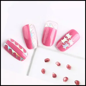 400 Pieces Nail Vinyls Stencil Kit Nail Guide Template&Sticker for Nail Art Tips Decals Total 10 Sheets Mixed 36 Designs - product information 5