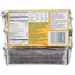 Crisco, All-Vegetable Shortening Sticks, 20 oz (3 ct) 1.25 Pound (Pack of 1) - product information 2