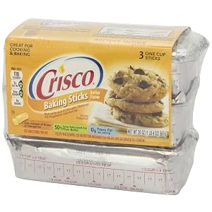 Crisco, All-Vegetable Shortening Sticks, 20 oz (3 ct) 1.25 Pound (Pack of 1) - product information 3