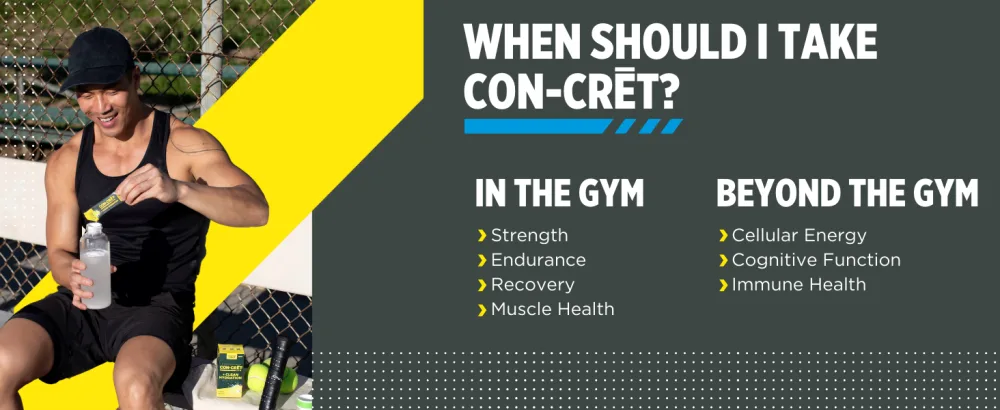 CON-CRET Creatine HCl Powder | Muscle Cognitive Cellular Energy Support | No Bloating or Cramps | Strength & Endurance | Raw Unflavored (64 Serving) - What is creatine?