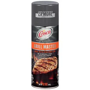 Crisco Professional Oil Spray, Grill Master, 12 Ounce 12 Ounce (Pack of 1) Grill Master - Crisco Professional Spray