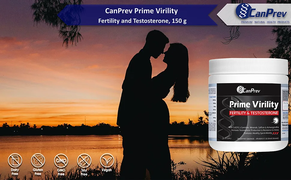 CanPrev Prime Virility | Fertility and Testosterone | 150g Powder - B0BNCGWF92