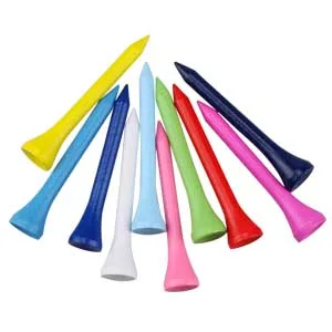 Crestgolf Professional 2 1/8" Deluxe Wood Golf Tees 100pcs mixed color - product information 3