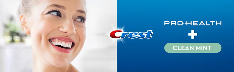 Crest Pro-Health Clean Mint Toothpaste, 4.6oz, Twin Pack (Packaging May Vary) - Crest Pro-Health Clean Mint Paste