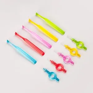 Premium Interdental Brushes - Curaprox Perio 405 - Red - Interdental Brushes with Holder - 25 Brushes & 25 Small Handles - curaprox interdental brushes sizes