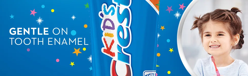 Crest Kid's Fluoride Anti-Cavity Toothpaste, Sparkle Fun Flavor, 4.6 Ounce - Crest Kids Sparkle Fun Toothpaste is gentle on tooth enamel.