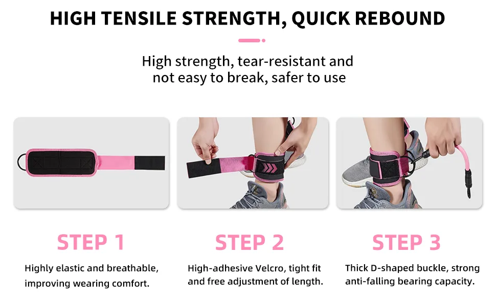 How to use ankle resistance bands with cuffs