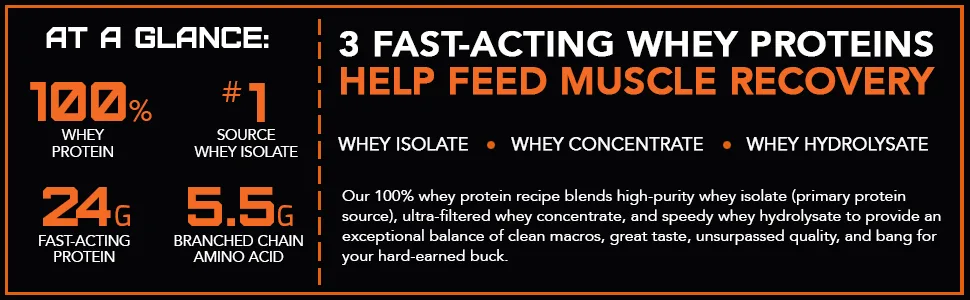 Rivalus Rivalwhey Soft Serve Vanilla 100% Whey/Isolate Primary Source 10 Lbs 4530 gram - At a glance