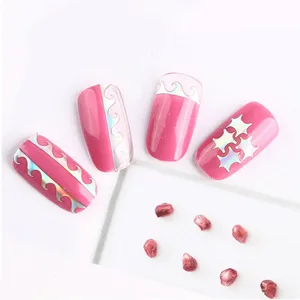 Xmasir 24 Sheets(Small 144 Pieces) Nail Vinyls Nail Stencil Sticker Set for Nail Art Stickers Tips Decals Nail Transfer Guide Template 36 Designs - product information 6