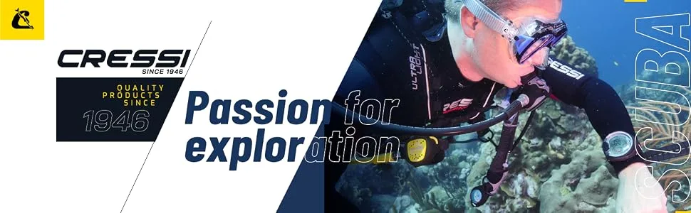 Cressi Leonardo Underwater Single Button Diving Computer, Created in Italy, Quality Since 1946 Black/Black - SCUBA DIVE COMPUTER, CRESSI COMPUTER