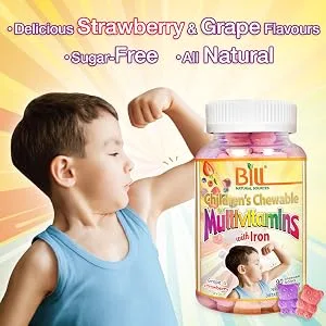 Bill Natural Sources Children's Multivitamins with Iron 90 chewable tablets - 8541-2