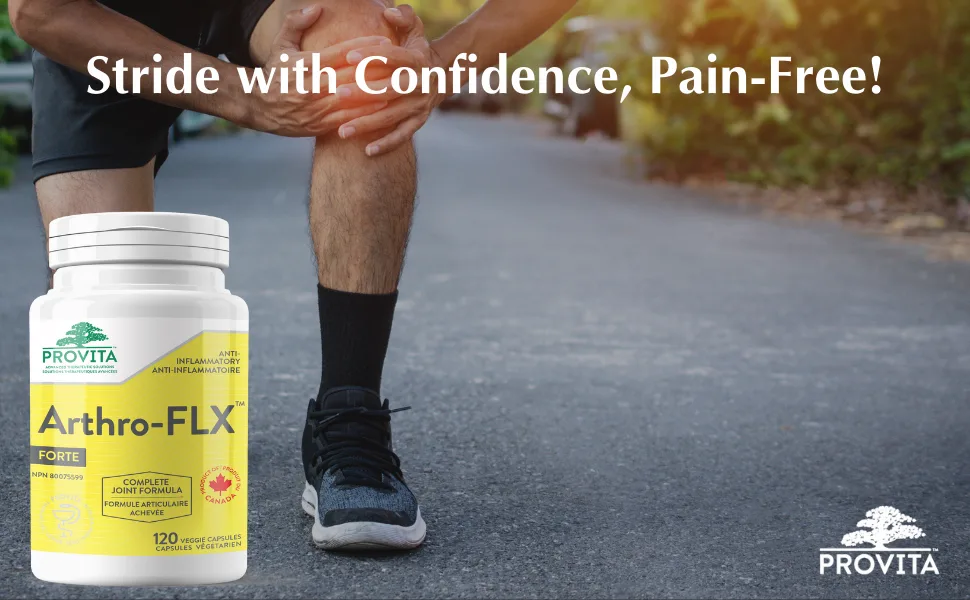 Provita Arthro-FLX Forte: Optimal Joint Health Support - Relief from Osteoarthritis & Joint Pain Improves Mobility (120 Capsules) - product information 2