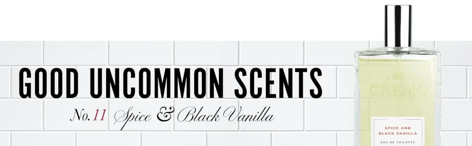 Cremo Spice & Black Vanilla Cologne Spray, An Explosion of Vibrant Spices, Tobacco and Black Vanilla, 3.4 Oz - spray cologne