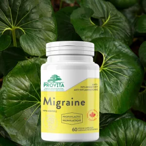Provita Migraine - Natural Herbal Solution for Headaches Prevent & Reduce Severity of Migraines (60 Capsules) - product information 6