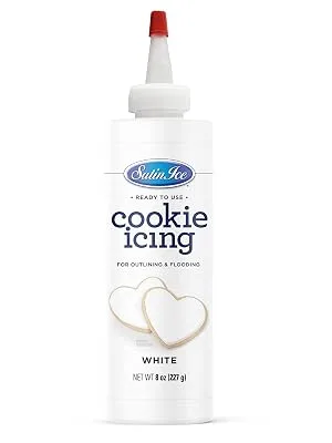 Satin Ice Cookie Icing (White) - Cookie Icing