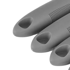 Adaptive Utensils (5-Pieces) Adaptive Utensils for Elderly Arthritis Parkinsons and Handicapped Stainless Steel and Dishwasher Safe - Grey - adaptive utensils