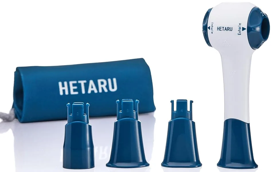 Breathing Exercise Device for Lungs Respiratory Exerciser Therapy for Mucus Relief Stronger Lungs - 0005
