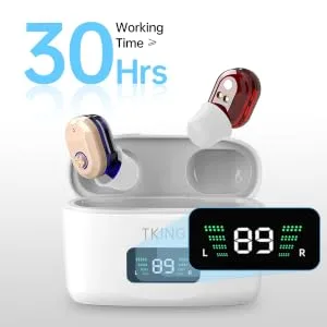 Rechargeable ITE Hearing Enhancement Aids Improve Sound Location Voice Enhancement Device Aid and Assistant Hearing for TV and Talking - product information 3
